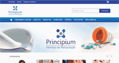 Desktop Screenshot of principium.far.br