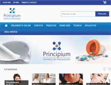 Tablet Screenshot of principium.far.br